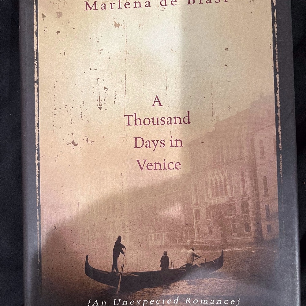 Marlena De Blasi- A Thousand Days in Venice book
